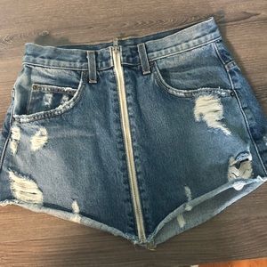 Carmar denim skirt